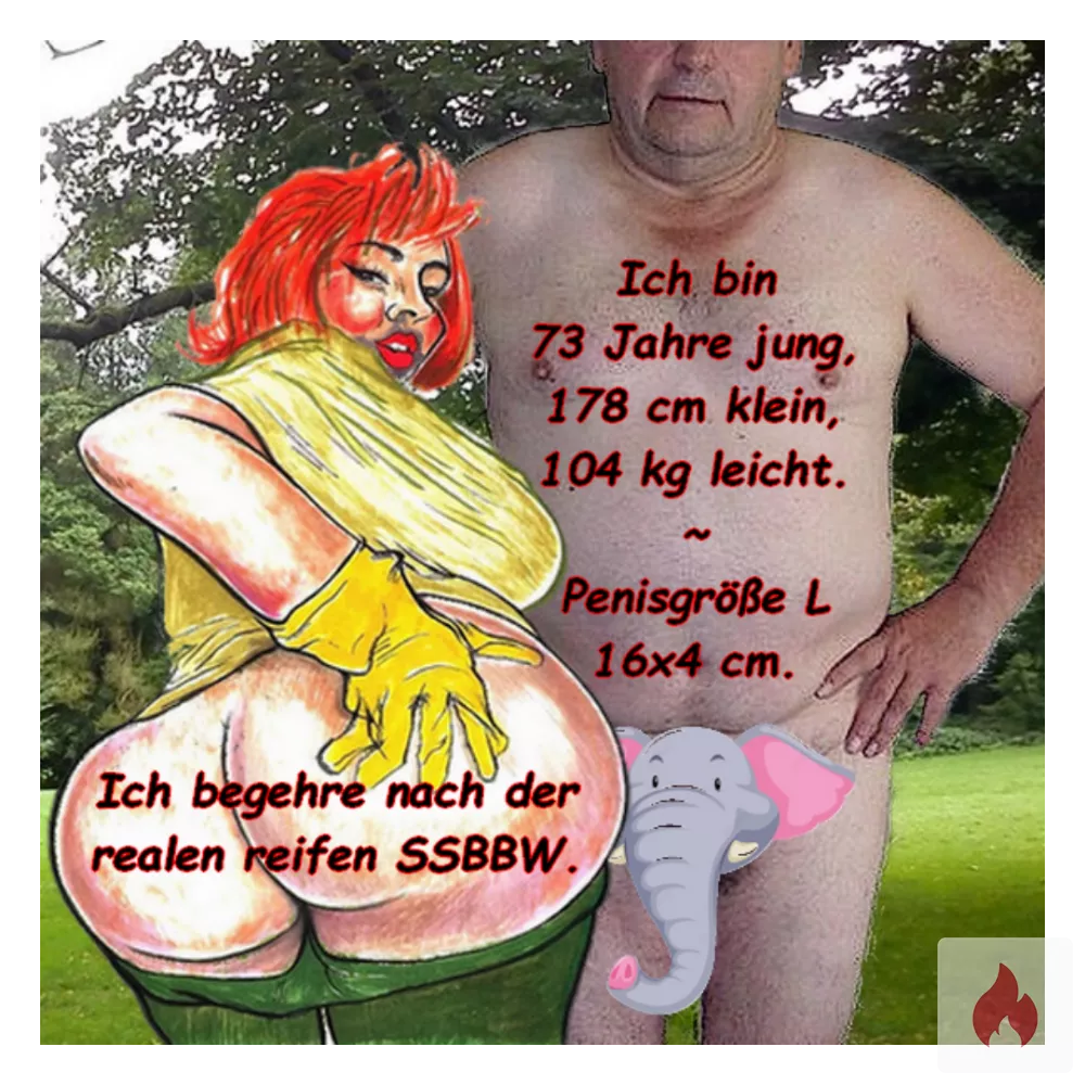 Suche eine reife kurvige BBW mit großen Hängebrüsten. - Rheinland-Pfalz / Speyer - Kontaktanzeige