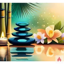 Lotus Massage / wohltuende Massagezeit