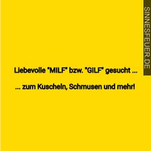 Liebevolle "MILF" bzw. "GILF" gesucht ...