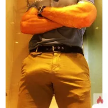 Erfahrener Dom auf Geschäftsreise in Berlin